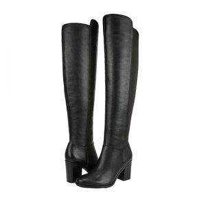 Naturalizer Over the Knee Black Leather Boots